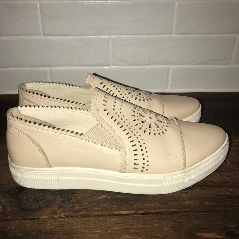 Seychelles Wheelhouse Leather Platform Sneakers 10 - Picture 4 of 7